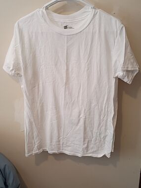 Hanes Boy's White T-Shirt Sleeve Crew Neck Tee, XL